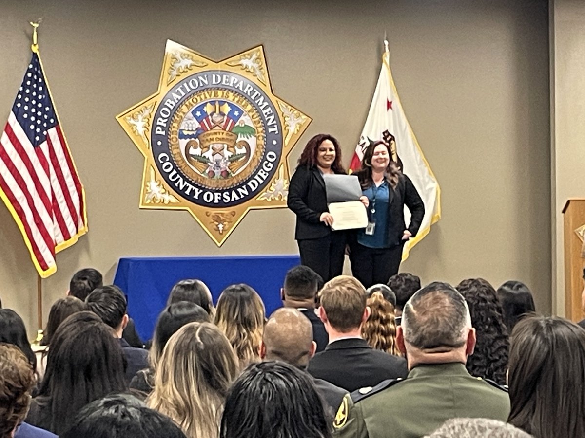 SDCPOA's tweet image. It was a packed house for the graduates of Juvenile Institutions Core #42. On 04/24/25, these officers completed over seven weeks of training, and their contributions to the Department are appreciated. Congratulations to all the graduates!

#SanDiegoCountyProbation #SDCPOA