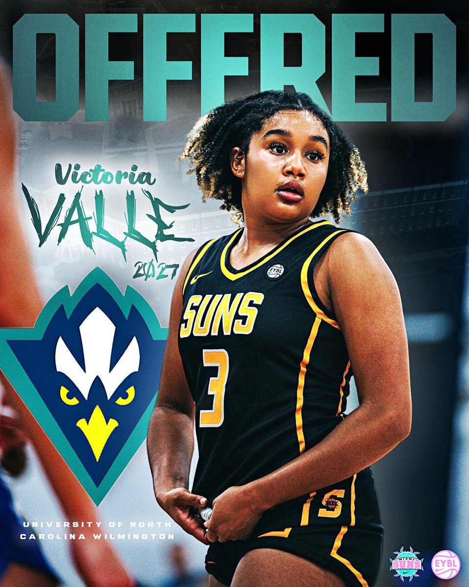 Victoria Valle (@victoriavalle32) on Twitter photo After an amazing conversation with <a href="/_WoodsWay/">Nicole Woods</a> Iโm blessed and grateful to receive an offer from University of North Carolina Wilmington ๐ฆ
! <a href="/uncwwbb/">UNCW Women's Basketball</a> Thank you ๐๐ฝ #goseahawks๐๐ #blessed <a href="/MiamiSuns/">Miami Suns</a> <a href="/SUTSReport/">SUTS Report</a> After an amazing conversation with <a href="/_WoodsWay/">Nicole Woods</a> Iโm blessed and grateful to receive an offer from University of North Carolina Wilmington ๐ฆ
! <a href="/uncwwbb/">UNCW Women's Basketball</a> Thank you ๐๐ฝ #goseahawks๐๐ #blessed <a href="/MiamiSuns/">Miami Suns</a> <a href="/SUTSReport/">SUTS Report</a>