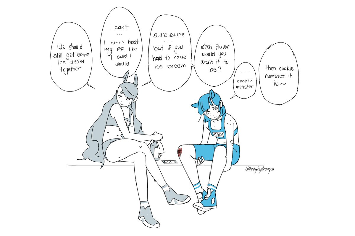 bettyhydrangea's tweet image. supercyan #horseracetests