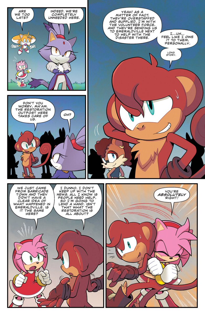 Three more preview pages for Sonic the Hedgehog #78

#IDWSonic