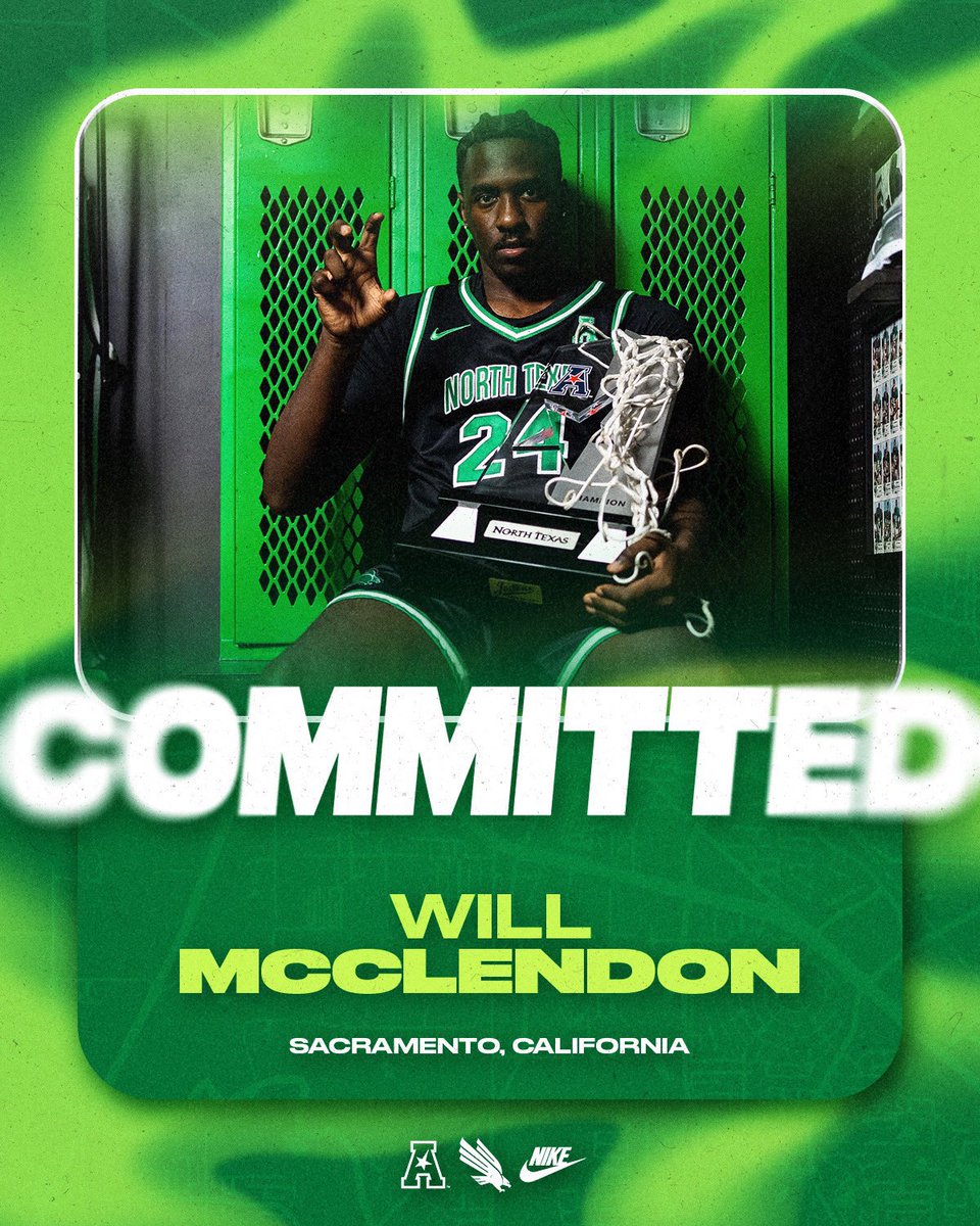 Will McClendon guard from San Jose State has committed to North Texas! McClendon averaged 12.0 points, 3.3 rebounds and 2.8 assists this season. A great pickup for Coach Robinson and his staff as they add a talented playing making to their incoming class!