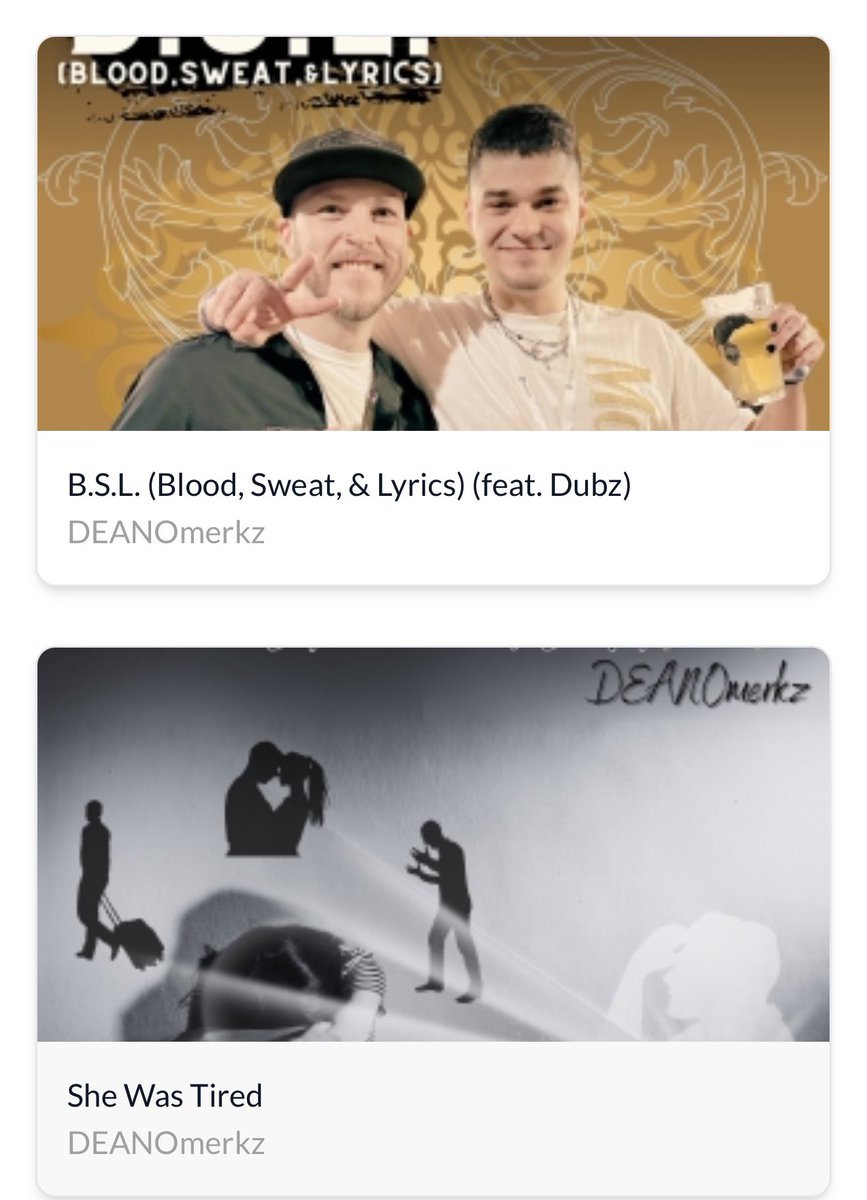 🚨ATTENTION🚨

You guys said you wanted em!!
Both tracks drop Sun 4/25 @ 12pm

distrokid.com/hyperfollow/de…

distrokid.com/hyperfollow/de…

CLICK THE LINKS!! Pre-save Now!!