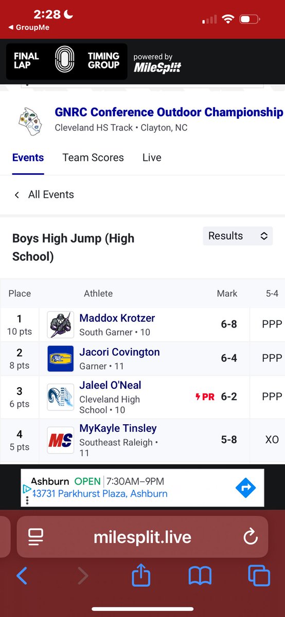 Mykayle N Tinsley (@mntinsley10) on Twitter photo Conference championship 4th best jumper in conference <a href="/Coach_BSimmons/">Brandon Simmons</a> <a href="/SEDawgs/">Southeast Raleigh Athletics</a> <a href="/SE_T_F/">Southeast Raleigh Track & Field</a> Conference championship 4th best jumper in conference <a href="/Coach_BSimmons/">Brandon Simmons</a> <a href="/SEDawgs/">Southeast Raleigh Athletics</a> <a href="/SE_T_F/">Southeast Raleigh Track & Field</a>