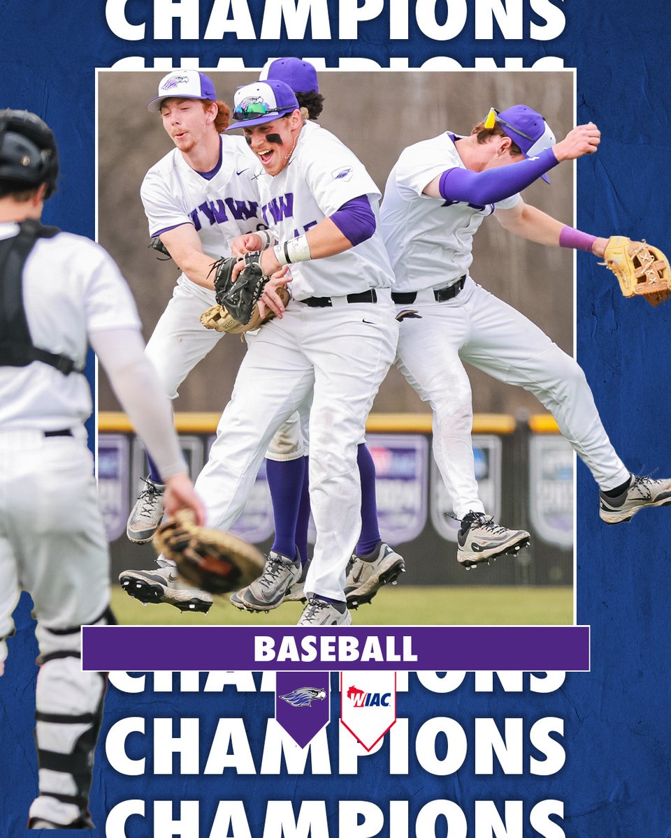 WIAC (@wiacsports) on Twitter photo #WIACBASE | <a href="/UWWAthletics/">Warhawk Athletics</a> claims the 2025 WIAC Baseball regular season title. It is the 23rd in program history!
#ExcellenceInAction
#d3baseball #WIACBASE | <a href="/UWWAthletics/">Warhawk Athletics</a> claims the 2025 WIAC Baseball regular season title. It is the 23rd in program history!
#ExcellenceInAction
#d3baseball
