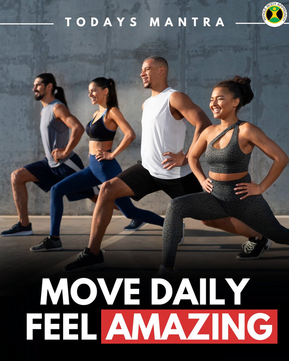 WBA2k10's tweet image. Today's Mantra: Move daily, feel amazing. 🌟

So make it a priority: Move daily and unlock that amazing feeling of taking care of yourself.

You’ve got this! 💪

#MoveDaily #FeelAmazing #DailyMovement #EndorphinBoost #StressFree #ConsistencyIsKey #MindBodyConnection