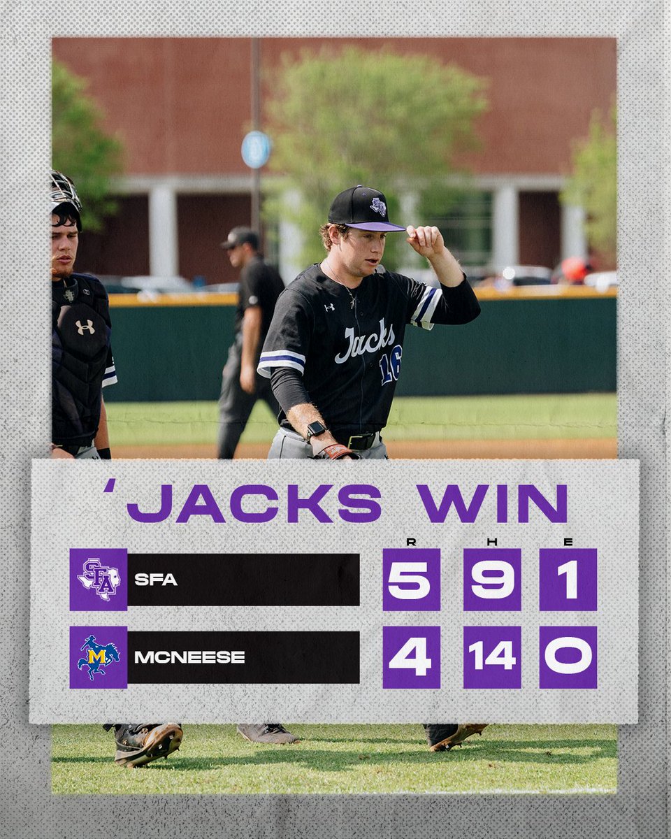 Series Game One, WON 😤

The second game of today's double header will start at at 4:20 p.m.

#AxeEm