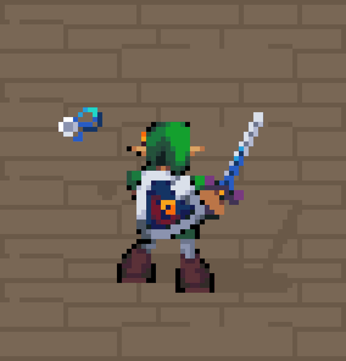 Link and Navi 

#pixelart #TheLegendOfZelda #gamedev #gameart