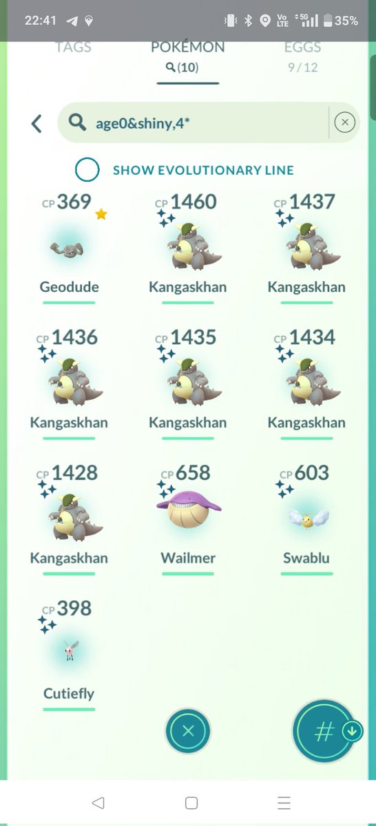 Tried for my missing hundo 💯 Kanga today but sadly with no luck! Got some shiny Kangaskhans to mirror though!

Hopefully those will bring the luck 🤞

#PokémonGO 
#ShinyPokemon