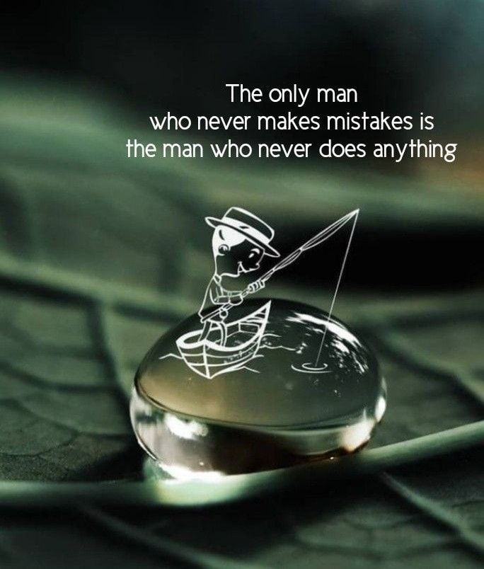 pictosophy's tweet image. Failure is only the reward for doing nothing, just as the basket of the fisherman who never casts his line is always empty. Trial, error and learning is what life is all about.

#TakeAction #LearnFromMistakes #GrowthMindset #Pinterest