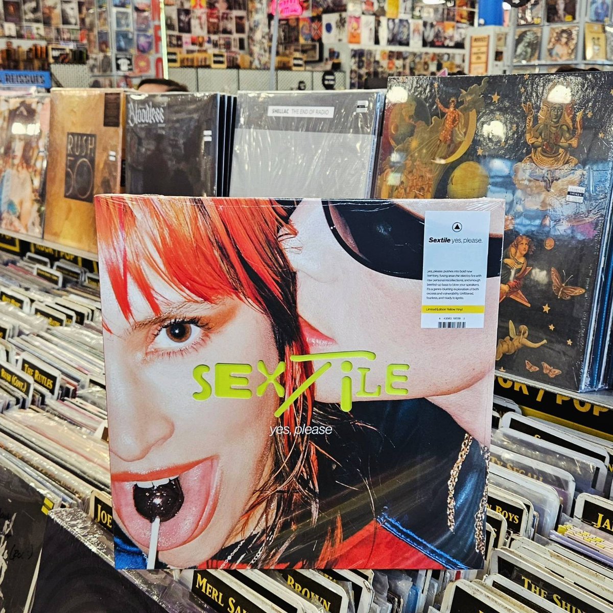 Amoeba Music (@amoebamusic) on Twitter photo LA's own @sextileband just released the gritty dancefloor record you've been longing for. The songs are irresistible, indisputably cool, and infectious. "Yes, Please" is out now via <a href="/SacredBones/">Sacred Bones Records</a> on CD, LP & limited edition yellow vinyl. 💛
Get it here: bit.ly/3EGiVKc LA's own @sextileband just released the gritty dancefloor record you've been longing for. The songs are irresistible, indisputably cool, and infectious. "Yes, Please" is out now via <a href="/SacredBones/">Sacred Bones Records</a> on CD, LP & limited edition yellow vinyl. 💛
Get it here: bit.ly/3EGiVKc