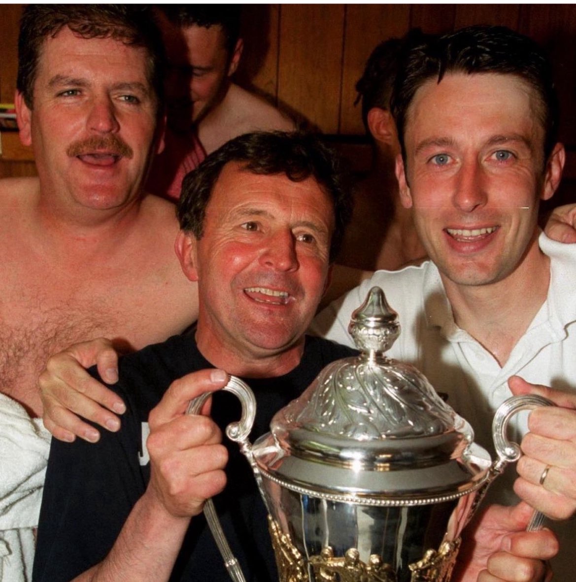 25 years ago my dad won league two with Swansea city as Gk coach 🏆

To match that today with such a special club <a href="/drfc_official/">Doncaster Rovers FC</a>  

That one is for you big man 🙌🏻❤️