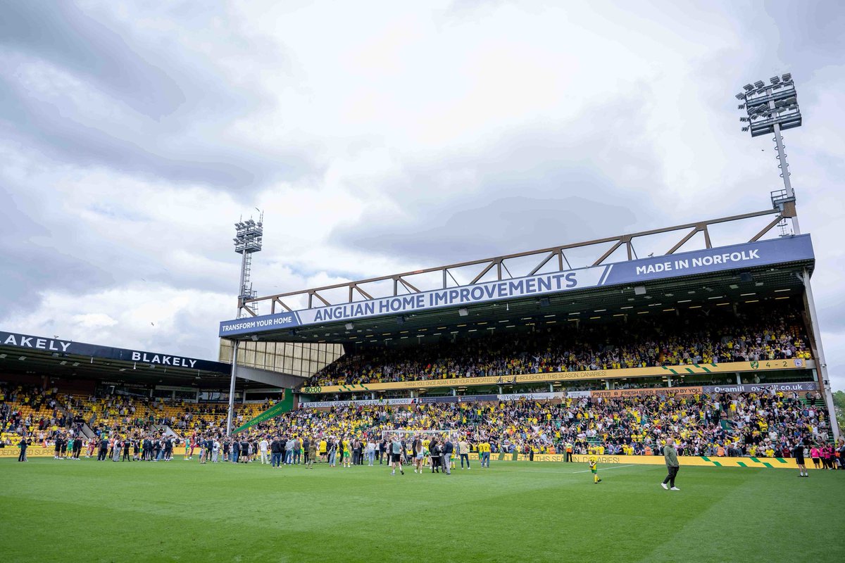 Short n sweet but loved every minute! Thankyou <a href="/NorwichCityFC/">Norwich City FC</a> 💛