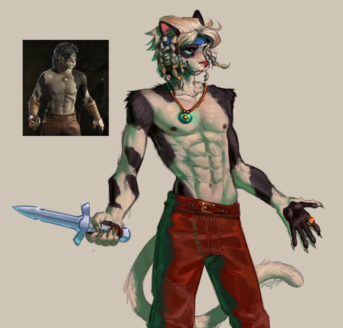 zenniefox's tweet image. think this cat&apos;ll make a fine rug?