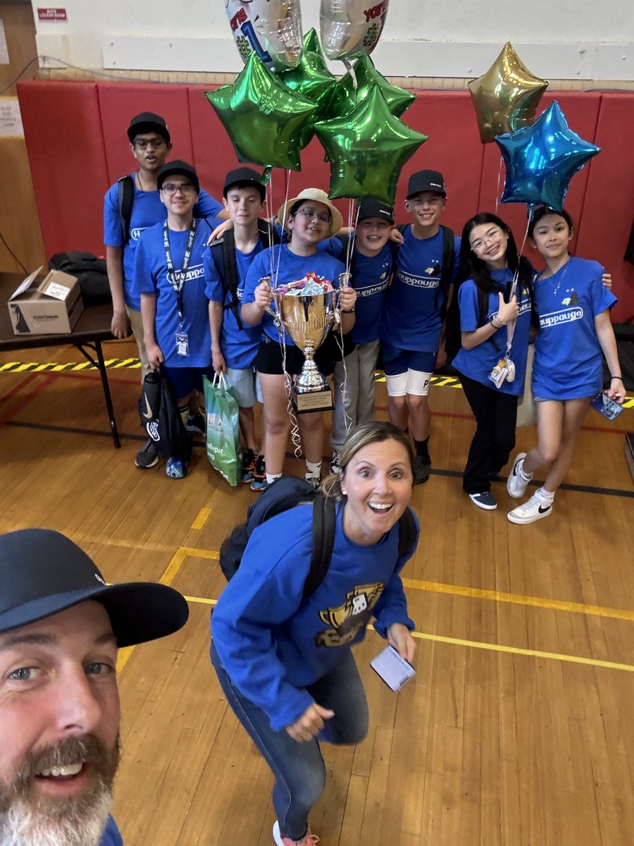FerraraCodes's tweet image. What a day.  HCE are the champs again!  These kids worked so hard and were rewarded for it!  Most thrilling one yet!Thank you to @MineolaUFSD for an awesome job hosting &amp;amp;, of course @kid_OYO for creating the events we all look forward to all year.  
Til next year… 🏆🏆🏆🏆🏆🏆🦅