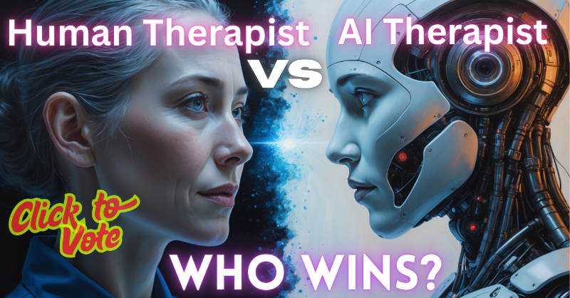 callbotz's tweet photo. AI Therapy Revolution: Is It Better Than Human Touch?