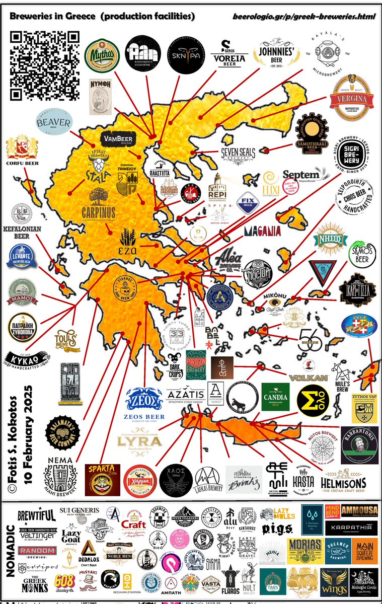 The Map of Greek Beers... Yámas!
💙🇬🇷🍺🇬🇷💙
beerologio.gr/p/greek-brewer…