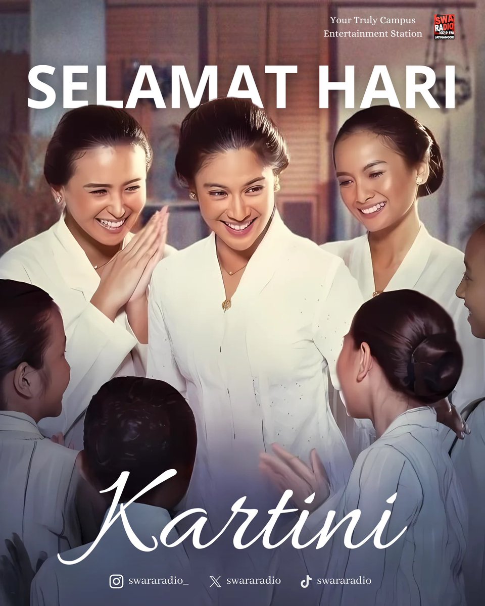 [SELAMAT HARI KARTINI]

Selamat Hari Kartini Untuk semua perempuan hebat di luar sana — teruslah melangkah, bermimpi, dan menjadi cahaya perubahan. Karena setiap langkahmu adalah bagian dari sejarah.🤍

#Harikartini #Swararadio #Aprilalwaysshine #ISwaraU