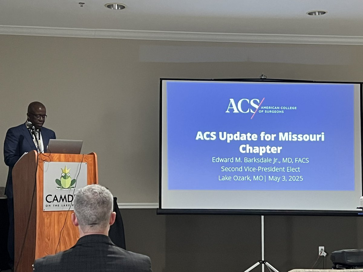 MOACS (@missouriacs) on Twitter photo What a great pleasure to have Dr. Edward Barksdale Jr. give our ACS update at MOACS <a href="/emb7658/">Edward M Barksdale, Jr MD</a> #MOACS2025 <a href="/AmCollSurgeons/">American College of Surgeons</a> What a great pleasure to have Dr. Edward Barksdale Jr. give our ACS update at MOACS <a href="/emb7658/">Edward M Barksdale, Jr MD</a> #MOACS2025 <a href="/AmCollSurgeons/">American College of Surgeons</a>