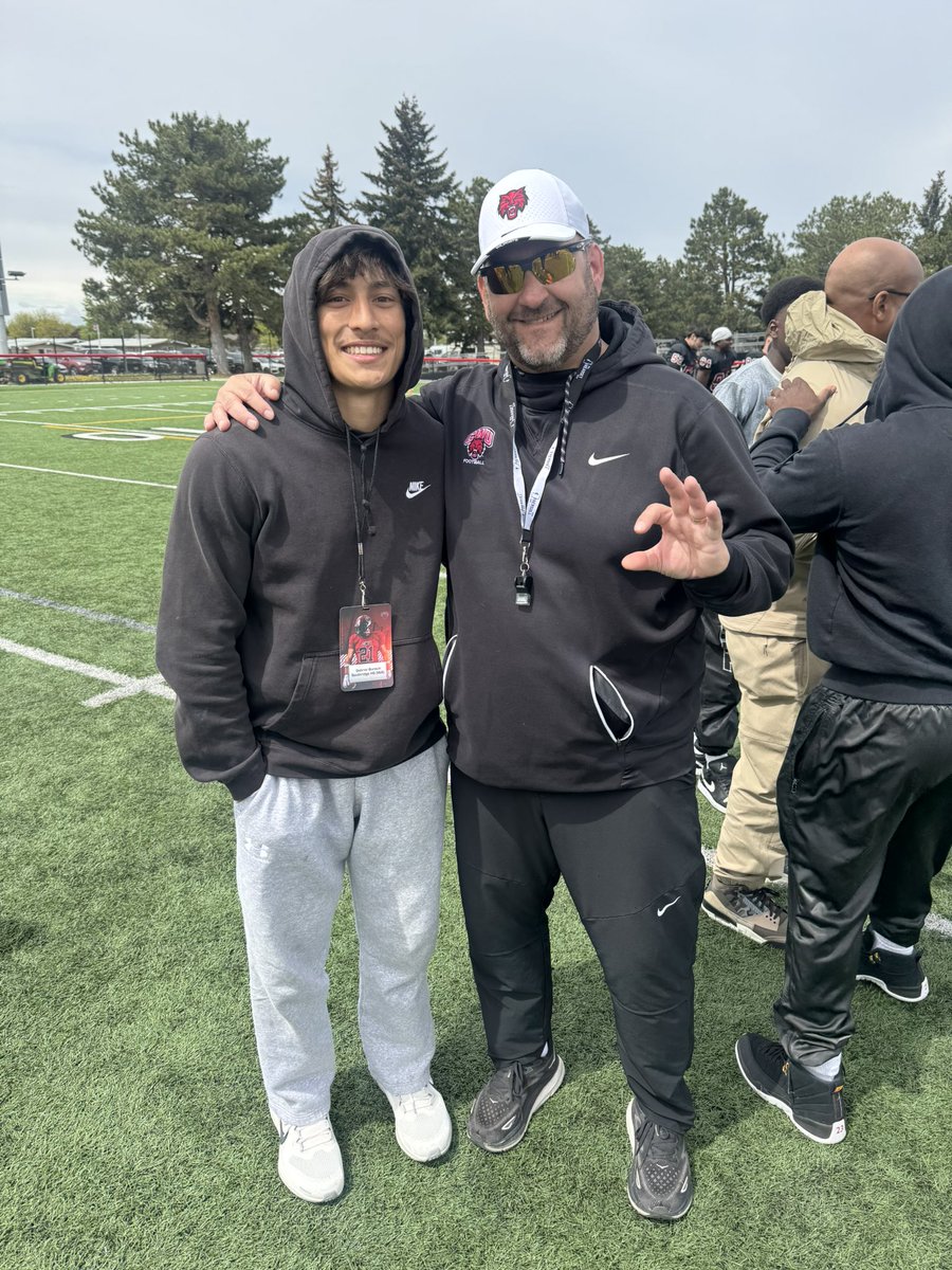 Gabe Borisch (@gabe_borisch) on Twitter photo Had a great time at <a href="/CWUFB/">CWU Football</a> jr day! Thank you <a href="/coachbradycrane/">Coach Crane</a> <a href="/CoachFisk/">Chris Fisk</a> for the hospitality! Exited for the camp!
<a href="/Matt_Johnson37/">Matt Johnson</a> <a href="/FootballSuns/">Southridge Suns Football</a> Had a great time at <a href="/CWUFB/">CWU Football</a> jr day! Thank you <a href="/coachbradycrane/">Coach Crane</a> <a href="/CoachFisk/">Chris Fisk</a> for the hospitality! Exited for the camp!
<a href="/Matt_Johnson37/">Matt Johnson</a> <a href="/FootballSuns/">Southridge Suns Football</a>
