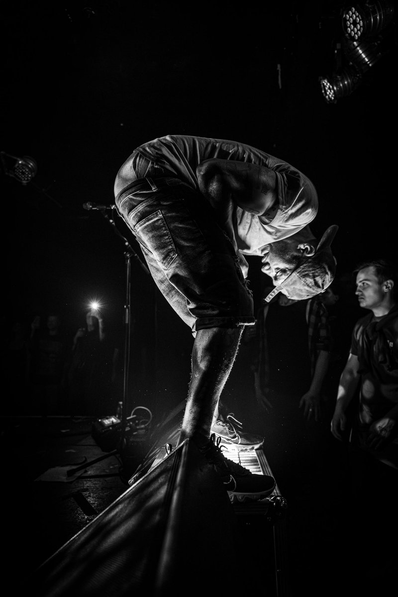 A few days off from posting after a tour is always good for ya dome . It’s always a bit weird going from a complete and utter rap metal rockstar back into a day job , but I LOVE this life , let’s do it again ASAP 
@hacktivistuk 
@craufurdarms 26/4/25 
📸 @malyanphoto