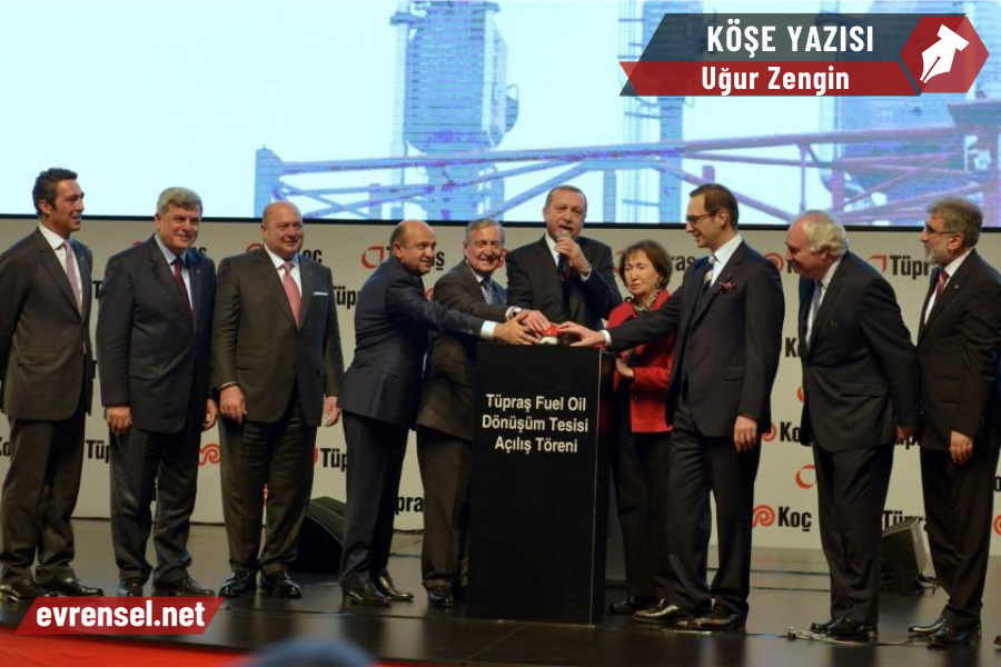 TÜPRAŞ: Dolar bazında yüzde 390 getirili tarihi yağma

“Türkiye’nin en büyük sanayi şirketi, küçük bir ‘ön ödeme’ ile -7 yıllık net kâr karşılığı- Koç'a hibe edildi. Bugün Koç Grubunun gelirinin yüzde 35’i TÜPRAŞ’tan.”

✒️ Uğur Zengin (<a href="/uczengin/">Uğur Zengin</a>) yazdı

evrensel.net/yazi/96862/tup…