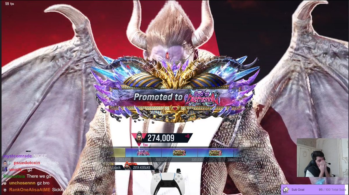 After blood, tears and even more tears I finally did it. got GOD with Kazuya in season 2. Second GOD Kazuya after the legend himself - Keisuke!