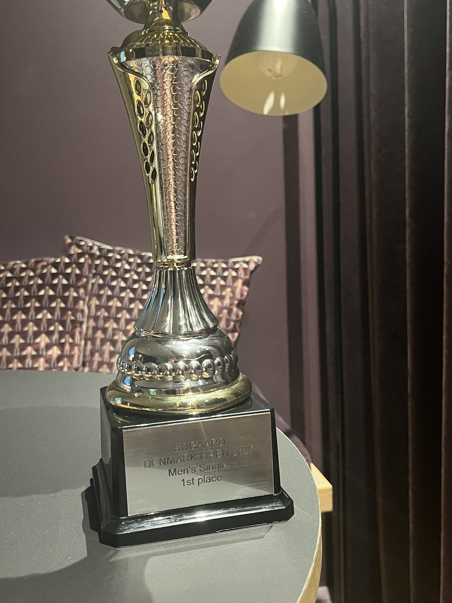 Denmark Open Men’s champion.

Lakeside race number 1 in the rankings 

Let’s make it the perfect weekend tomorrow <a href="/ChesterFC/">Chester FC</a> come onnnn 🏆🏆