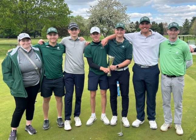 Trinity School at Greenlawn Golf (@trinitysbgolf) on Twitter photo Trinity wins the first ever Hoosier Plains Conference Championship held at Black Squirrel with a 316 team total.
Nathan Palmer - 74 🥇
Dane Sweikar - 76 🥈
John Paul Bernardy - 80 🥉
Jack Cressy - 86
Colin Abbott - 88
<a href="/indianahsgolf/">Indiana HS Golf</a> Trinity wins the first ever Hoosier Plains Conference Championship held at Black Squirrel with a 316 team total.
Nathan Palmer - 74 🥇
Dane Sweikar - 76 🥈
John Paul Bernardy - 80 🥉
Jack Cressy - 86
Colin Abbott - 88
<a href="/indianahsgolf/">Indiana HS Golf</a>