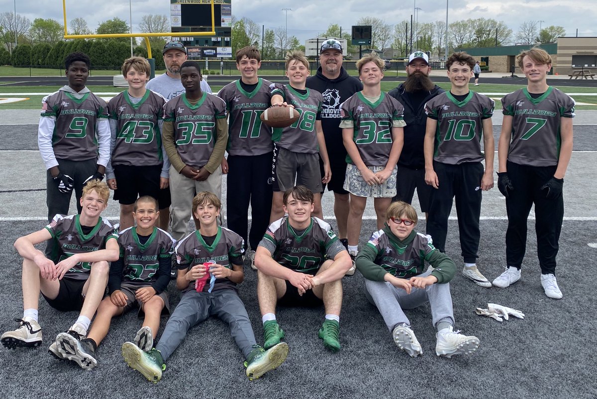 Congratulations <a href="/MHSBulldogFB/">Monrovia Football</a> for winning the <a href="/WoodmenFootball/">Woodmen Football</a> Middle School 7on7.