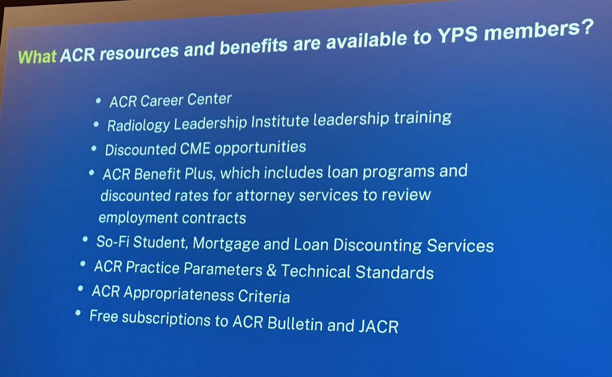 ACR YPS (@acryps) on Twitter photo We end the #ACRYPS Meeting with these slides summarizing the value of ACR and how to get involved.
Thanks to Dr. Nathan-Forero (<a href="/nathanje77_jen/">Jen Nathan MD, FACR</a>) and to all of our extraordinary speakers!
PS. Don’t forget to vote for #ACR2025 YPS Executive Committee We end the #ACRYPS Meeting with these slides summarizing the value of ACR and how to get involved.
Thanks to Dr. Nathan-Forero (<a href="/nathanje77_jen/">Jen Nathan MD, FACR</a>) and to all of our extraordinary speakers!
PS. Don’t forget to vote for #ACR2025 YPS Executive Committee
