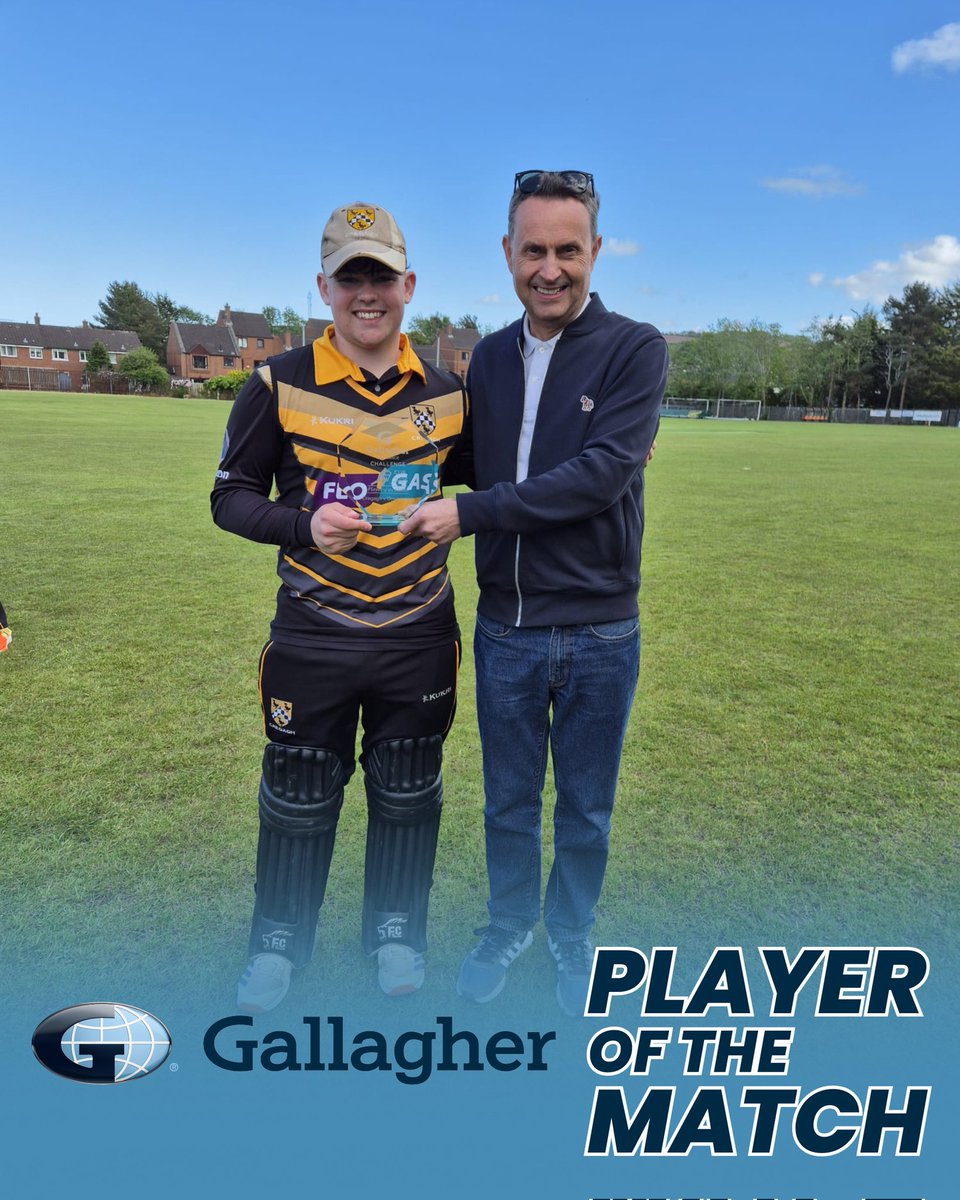 NCU_News's tweet photo. @GallagherUK Challenge Cup Round One ✅🏆

Check out the match results here 👇🏼
https://t.co/clUPhUruFa

Congratulations to all the POTM winners and a massive thank you to the Gallagher representatives who attended the games to present the awards 🙌

Cregagh Cricket Club Alastair Watt 4-22
Bangor Cricket Club Mark Hutchinson 63
Ballymena Cricket Club Curtley Deelman 120 & 3-40 
Donacloney Mill Cricket Club Judd Markham 67 & 2-44
