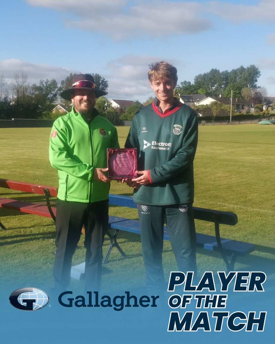 <a href="/GallagherUK/">Gallagher UK</a> Challenge Cup Round One ✅🏆

Check out the match results here 👇🏼
northerncricketunion.org/gallagher-chal…

Congratulations to all the POTM winners and a massive thank you to the Gallagher representatives who attended the games to present the awards 🙌

Cregagh Cricket Club Alastair