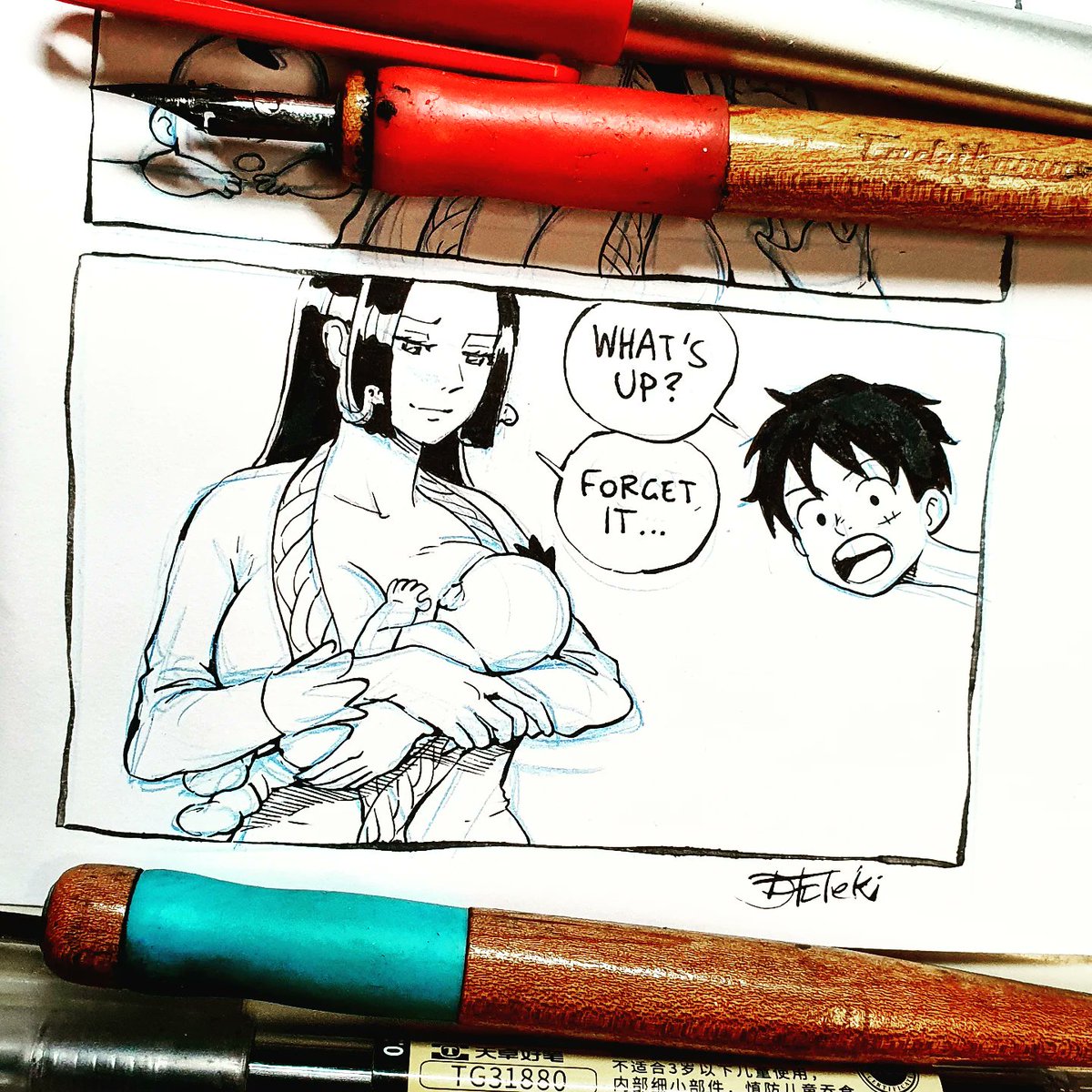 DavidFueleki's tweet image. Wie die meisten Episoden von Mama Hancock: Inspiriert von wahren Ereignissen.
#ONEPIECE #boahancock #mamahancock #monkeydluffy