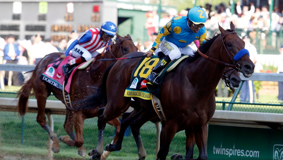 Happy Derby on this 10th anniversary of American Pharaoh's Derby win on the way to the Triple Crown 👑 #WofoProud #HomeOfChampions