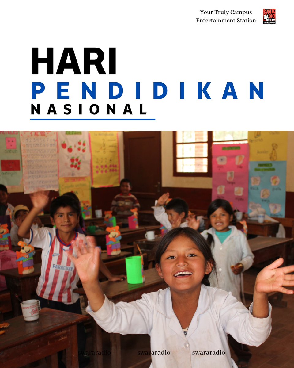 [HARI PENDIDIKAN NASIONAL]

“Bangsa yang besar adalah bangsa yang menghargai pendidikan.”

Selamat Hari Pendidikan Nasional 2025. Terima kasih untuk semua guru dan pejuang pendidikan!

#haripendidikannasional #swararadio #iswarau #meimanifestmore