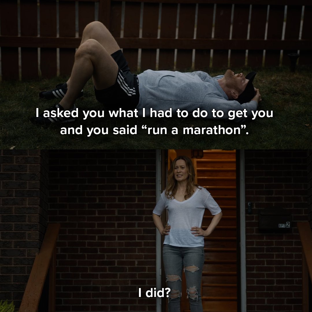 He’d run a marathon for her. #Shoresy

Stream all episodes of Shoresy now on Crave.