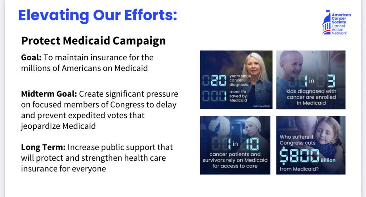 Thank you so much to <a href="/ACSCAN/">American Cancer Society Cancer Action Network</a>’s Jelani Murrain for taking the time to explain how critical stories from across the country are to help protect Medicaid. We can’t wait to step up our efforts to make sure those that need coverage, have coverage!

#SLASummit2025