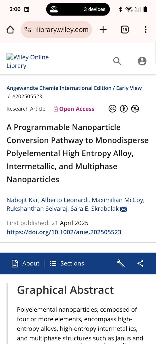 Nabojitkar (@nabojitkar) on Twitter photo 🎉Excited to share my first author publication at <a href="/angew_chem/">Angewandte Chemie</a> . It could not be possible without help from Alberto, Max, Ruki and advisor <a href="/SaraSkrabalak/">Sara Skrabalak</a> ..
More cool work from group on the way.
#phd #chemistry #highentropyalloy #duggadugga
Have a look:
onlinelibrary.wiley.com/doi/abs/10.100… 🎉Excited to share my first author publication at <a href="/angew_chem/">Angewandte Chemie</a> . It could not be possible without help from Alberto, Max, Ruki and advisor <a href="/SaraSkrabalak/">Sara Skrabalak</a> ..
More cool work from group on the way.
#phd #chemistry #highentropyalloy #duggadugga
Have a look:
onlinelibrary.wiley.com/doi/abs/10.100…