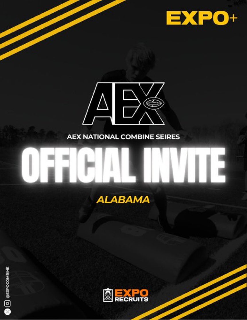Very appreciative of
<a href="/ExpoRecruits/">Expo Recruits</a> for an invite to your combine 🙌🏾