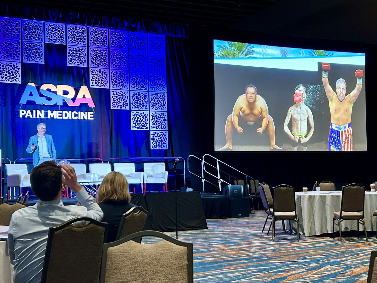 James K. Kim (@james_kim_md) on Twitter photo <a href="/KiJinnChin/">Ki Jinn Chin</a> (ESP) vs Karmakar (PVB) vs Coppens (TEA) for thoracic surgery.
My favorite line from <a href="/Steve_Coppens/">Steve Coppens</a>: TEA failure rate was 10% (primary) & 5% (secondary), but ESP failure rate is 100%. 😆 Toronto, Hong Kong, and Belgium represent! <a href="/ASRA_Society/">ASRA Pain Medicine</a> #ASRASPRING25 #ASRA50 <a href="/KiJinnChin/">Ki Jinn Chin</a> (ESP) vs Karmakar (PVB) vs Coppens (TEA) for thoracic surgery.
My favorite line from <a href="/Steve_Coppens/">Steve Coppens</a>: TEA failure rate was 10% (primary) & 5% (secondary), but ESP failure rate is 100%. 😆 Toronto, Hong Kong, and Belgium represent! <a href="/ASRA_Society/">ASRA Pain Medicine</a> #ASRASPRING25 #ASRA50