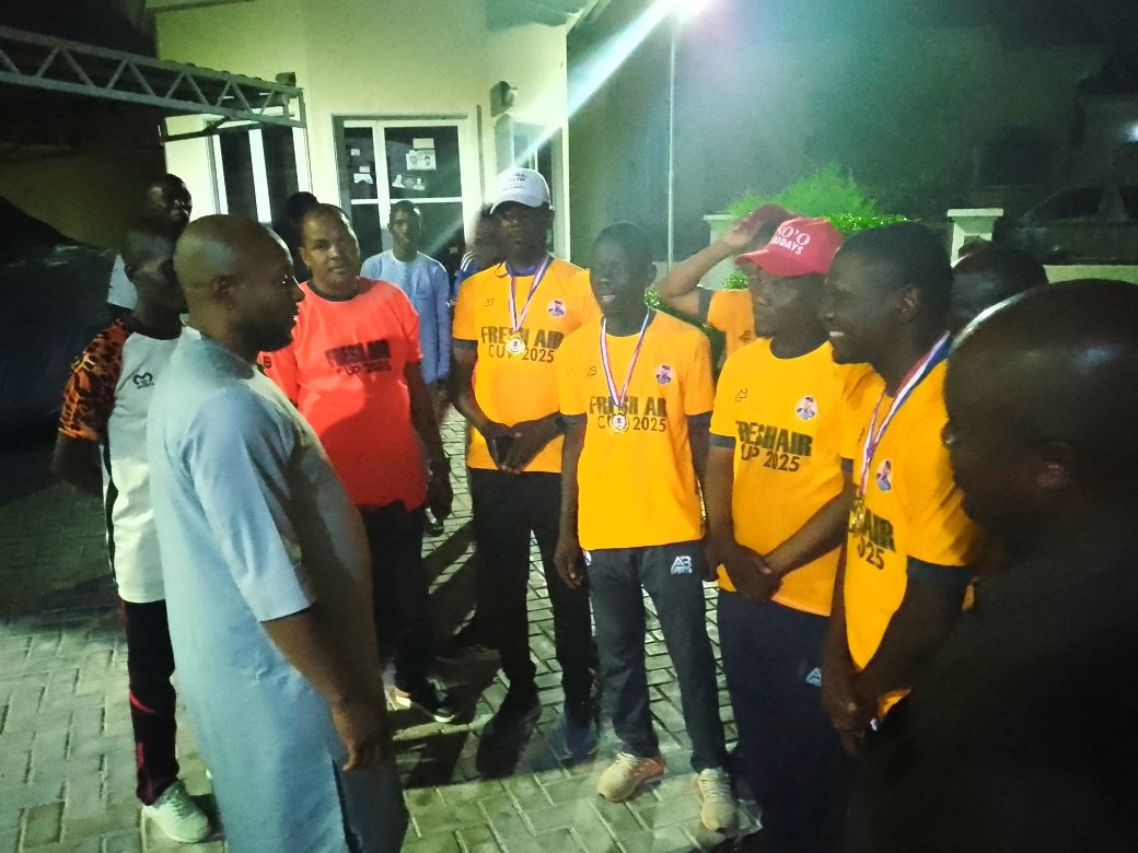 Proud moments as Jada United, fresh off their well-deserved 2025 Governor’s Cup victory, visited me at my Yola residence to celebrate our shared triumph.

I’ve always believed in their potential, and they proved us right. This win is a testament to what our youth can achieve with