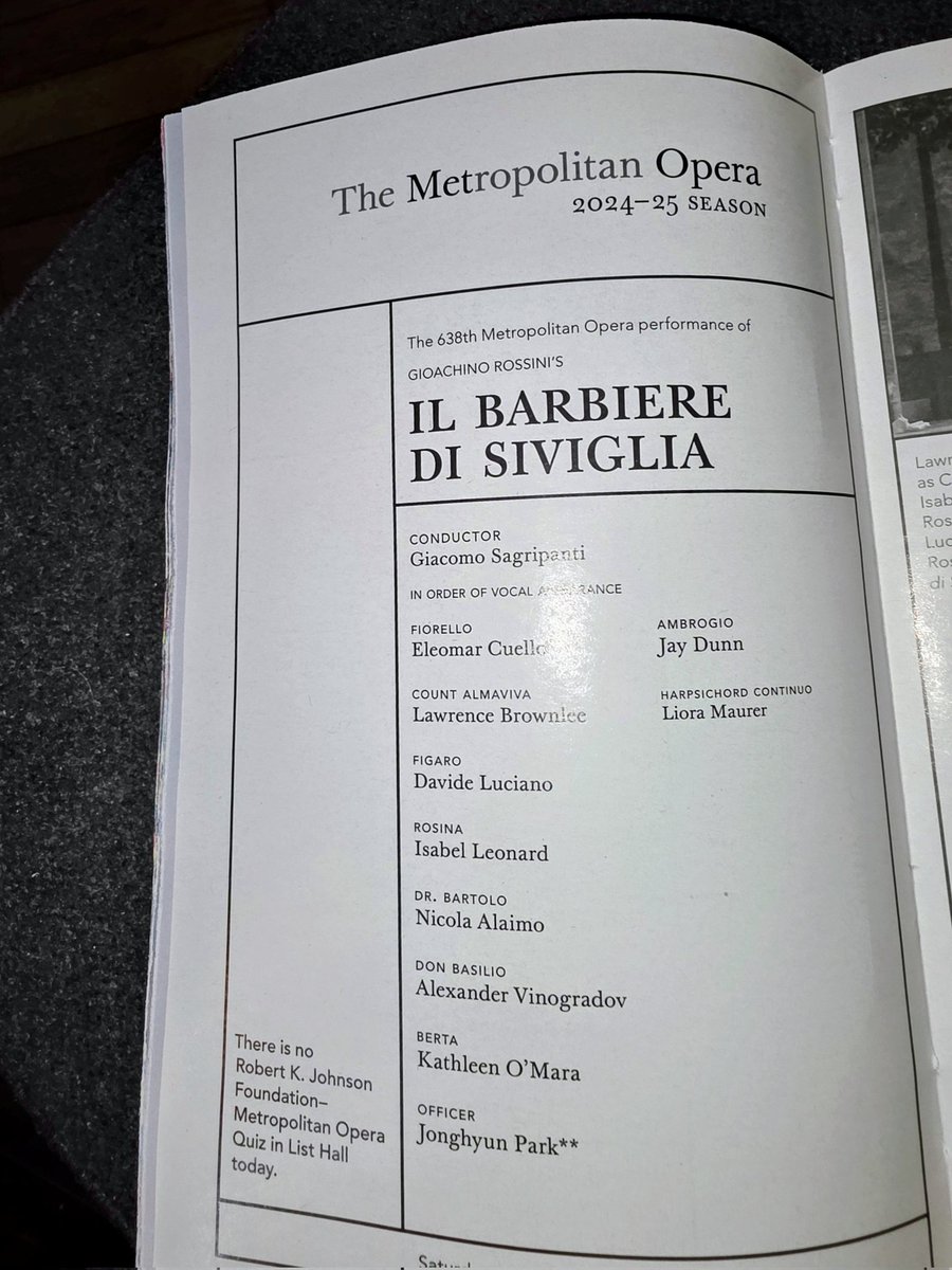 Joyce Griffin-Sobel (@fuldpresidentrn) on Twitter photo Saw this fabulous production for second time today. Cast so joyous I need to see it again. <a href="/MetOpera/">Metropolitan Opera</a> #IlBarbierediSiviglia. Saw this fabulous production for second time today. Cast so joyous I need to see it again. <a href="/MetOpera/">Metropolitan Opera</a> #IlBarbierediSiviglia.