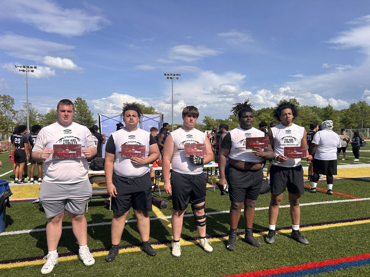 GioCorrea2027's tweet photo. Thank you @youareathlete for the opportunity to compete with tough competition at the YAA NJ exposure camp, I got top 5 OLineman and Im very excited to receive an invitation to the Houston All-American Showcase! 
@IkeIgbinosun @StJohnsPrepFB https://t.co/3mQ6S7o6PZ