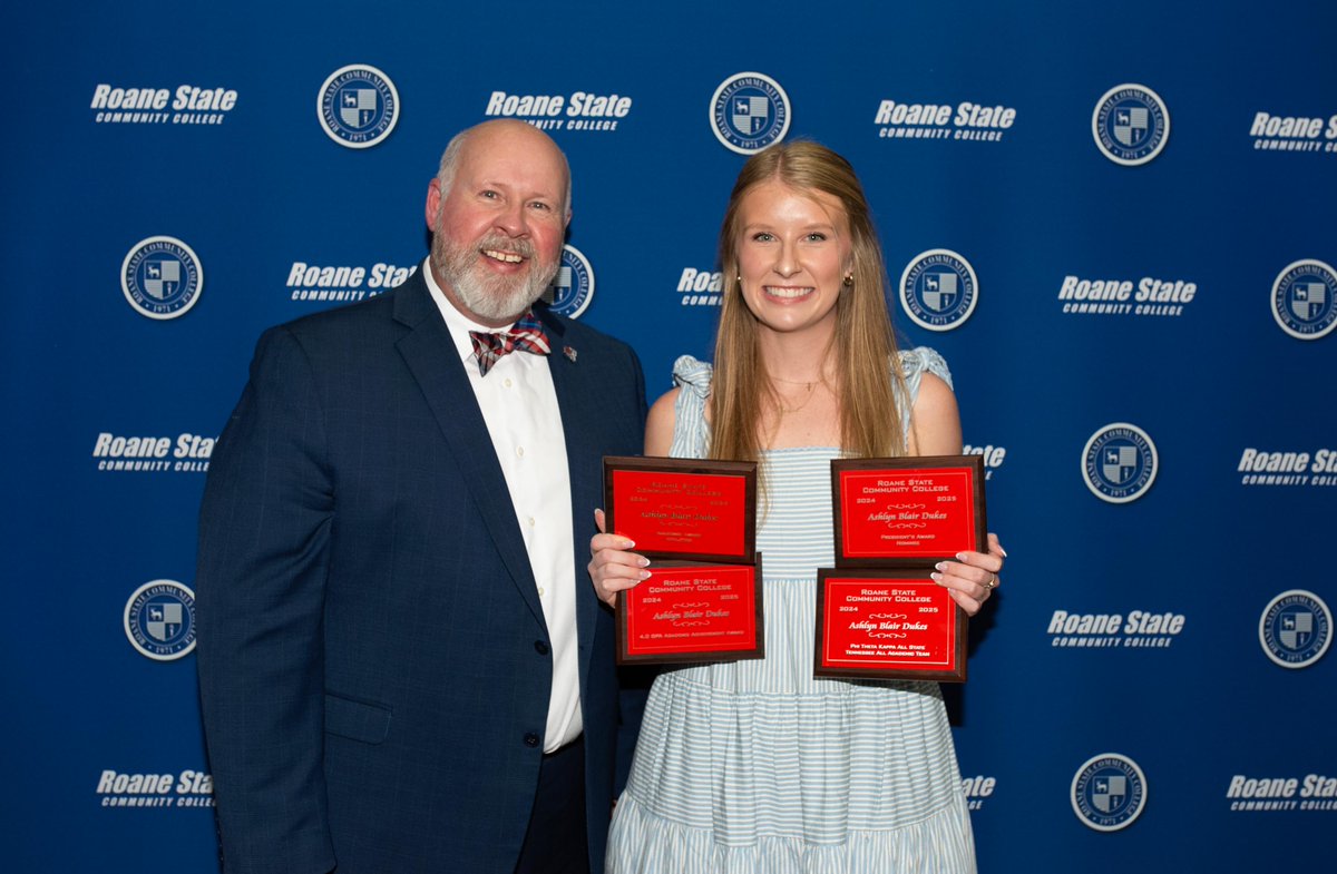 roanestate's tweet image. Academic Awards Night 2025 was one to remember. From arts and humanities to science and business, and everything in between, congrats to all the honorees. We are so proud of you!

📸 Check out *ALL* the photos from awards night over on our #RoaneState Facebook page!