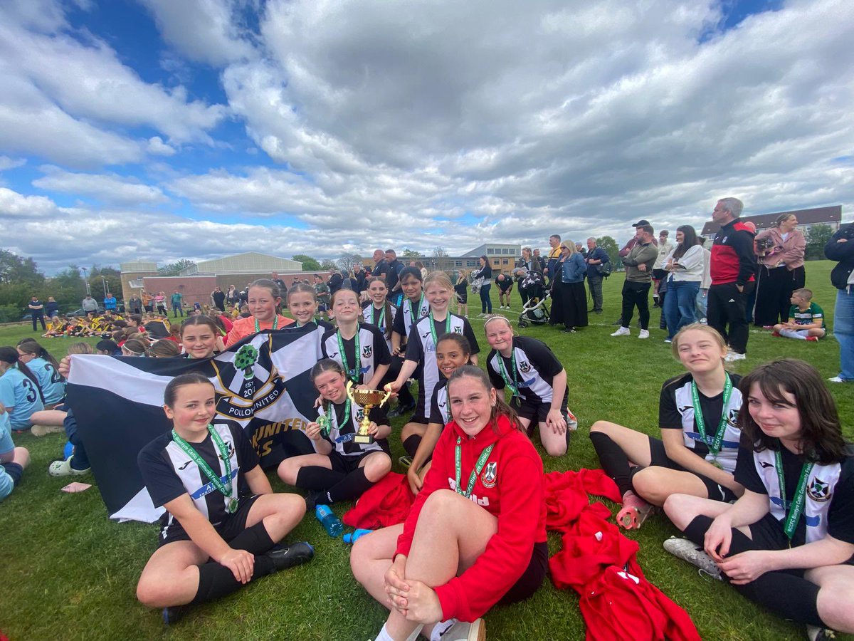 A great day for our Pollok United u14s ⚫️⚪️ at the Blantyre Celtic Festival