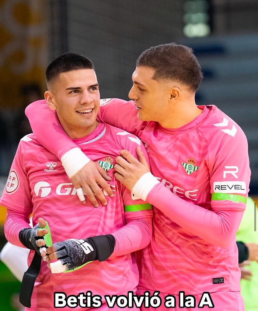 pasionfutsal_'s tweet photo. #España🇪🇸 | Con la presencia de los argentinos🇦🇷 Marcos Ferreyra, Gonzalo Starna y Fran Spellanzón, el @RealBetisFS le ganó 3-0 de visitante al Ibiza y retornó a la Primera División de España🇪🇸. https://t.co/RVG7lJWN9N