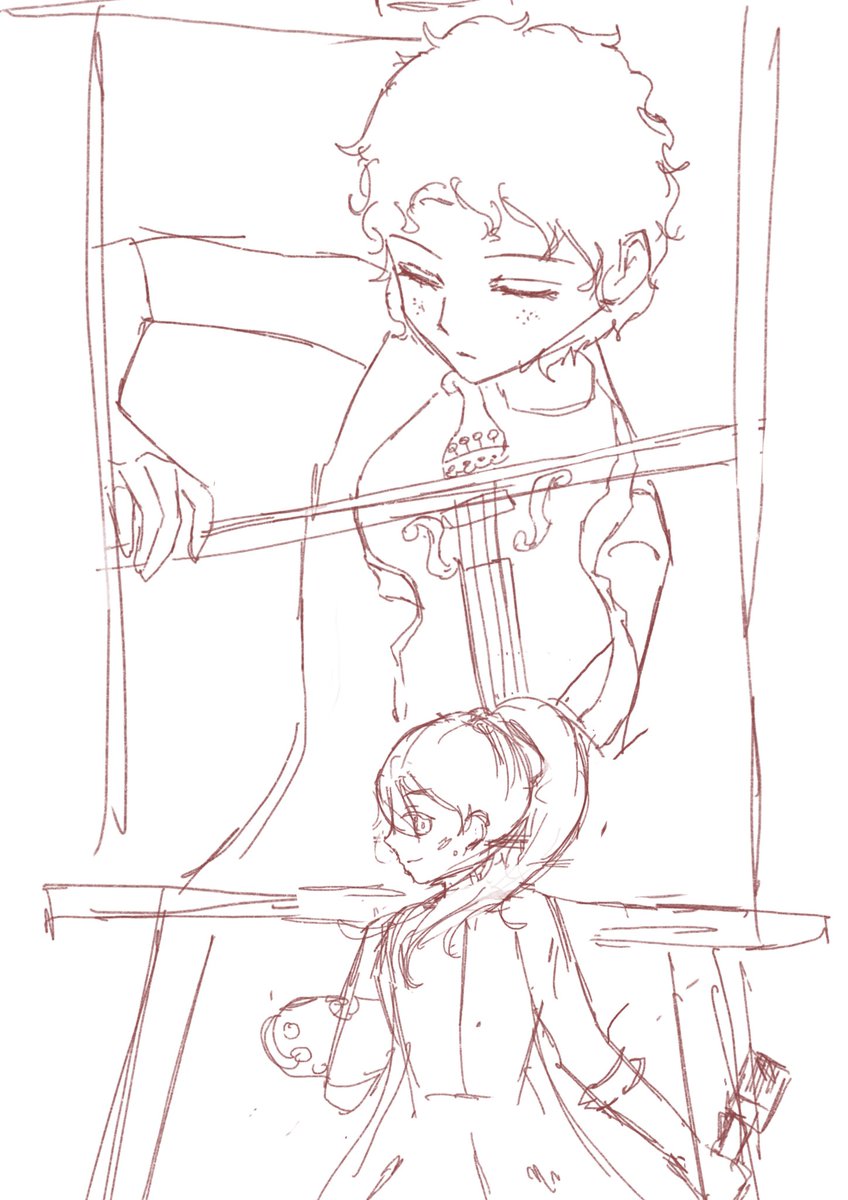 ดูท่าน่าจะต้องวาดแยก2รูปแล้วค่อยเอามารวมกันแฮะ