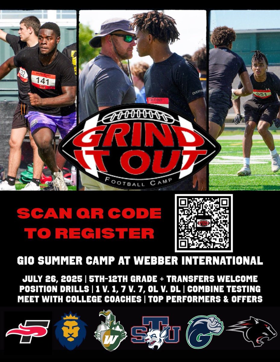 Spots are really filling fast so please don’t get left out. Come earn yourself a scholarship Scan the code
