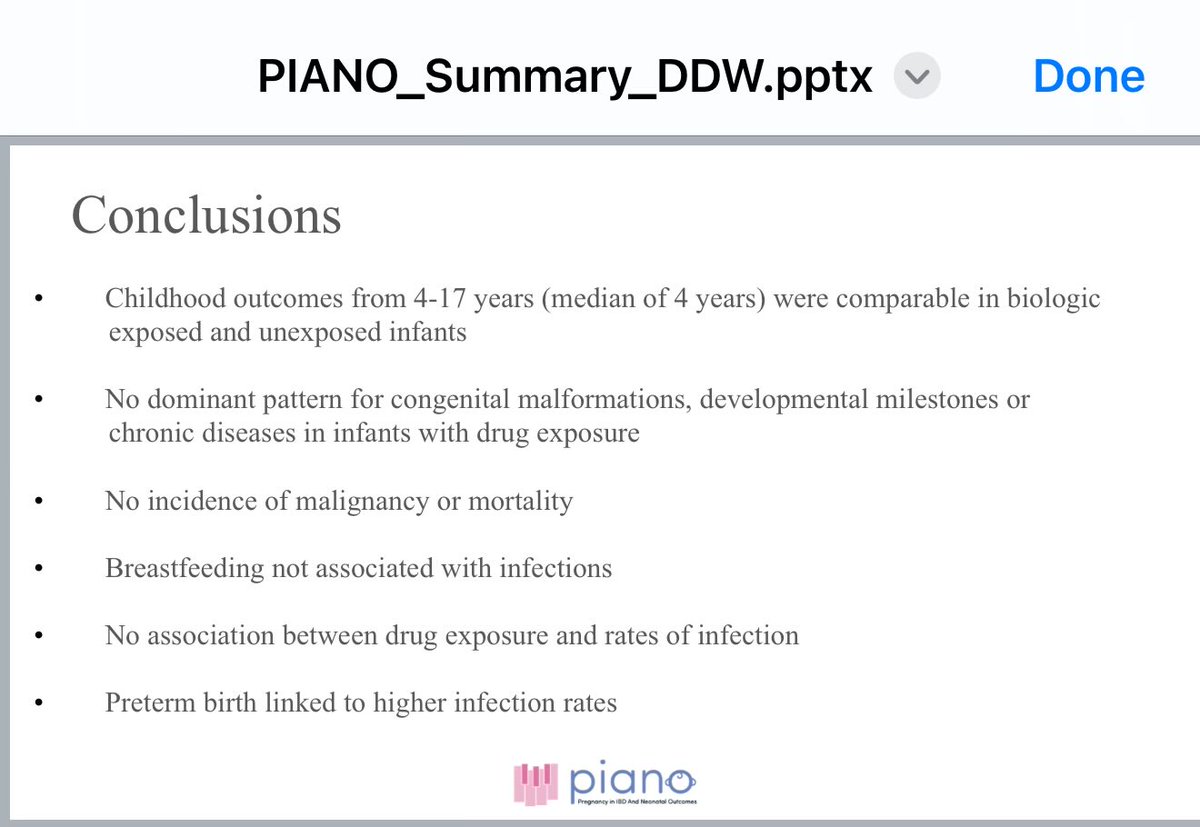 Uma Mahadevan (@umamahadevanibd) on Twitter photo Long term outcomes of biologic exposure in utero: <a href="/AKohli_MD/">Arushi Kohli</a> presenting <a href="/PIANOIBD/">PIANO</a> data showing no evidence of harm out to at least 4 years. <a href="/UCSFHospitals/">UCSF Health</a> <a href="/DDWMeeting/">Digestive Disease Week</a> Long term outcomes of biologic exposure in utero: <a href="/AKohli_MD/">Arushi Kohli</a> presenting <a href="/PIANOIBD/">PIANO</a> data showing no evidence of harm out to at least 4 years. <a href="/UCSFHospitals/">UCSF Health</a> <a href="/DDWMeeting/">Digestive Disease Week</a>