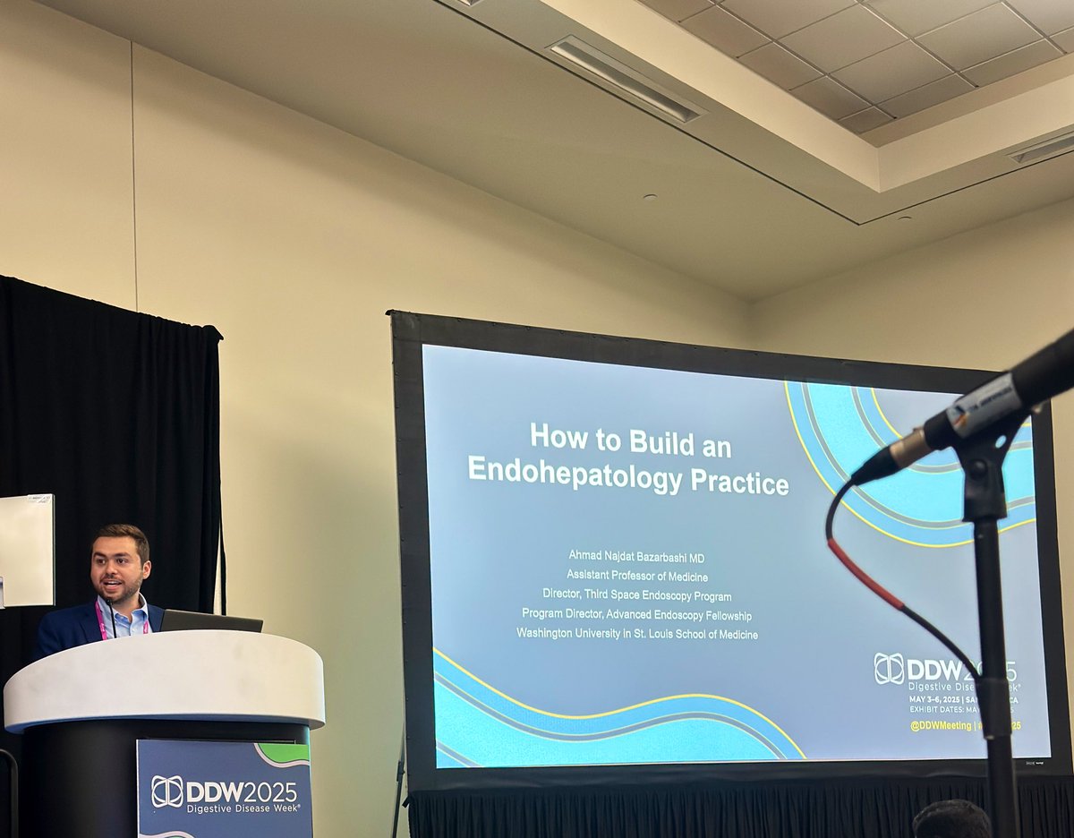 Michelle Baliss, DO (@balissmichelle) on Twitter photo The best PD <a href="/AhmadBazarbashi/">Ahmad N. Bazarbashi أحمد بازارباشي</a> at #DDW2025 giving a fantastic talk on How to build an Endohepatology Practice <a href="/DDWMeeting/">Digestive Disease Week</a> <a href="/WashUMedGastro/">WashU Medicine Division of Gastroenterology</a> The best PD <a href="/AhmadBazarbashi/">Ahmad N. Bazarbashi أحمد بازارباشي</a> at #DDW2025 giving a fantastic talk on How to build an Endohepatology Practice <a href="/DDWMeeting/">Digestive Disease Week</a> <a href="/WashUMedGastro/">WashU Medicine Division of Gastroenterology</a>